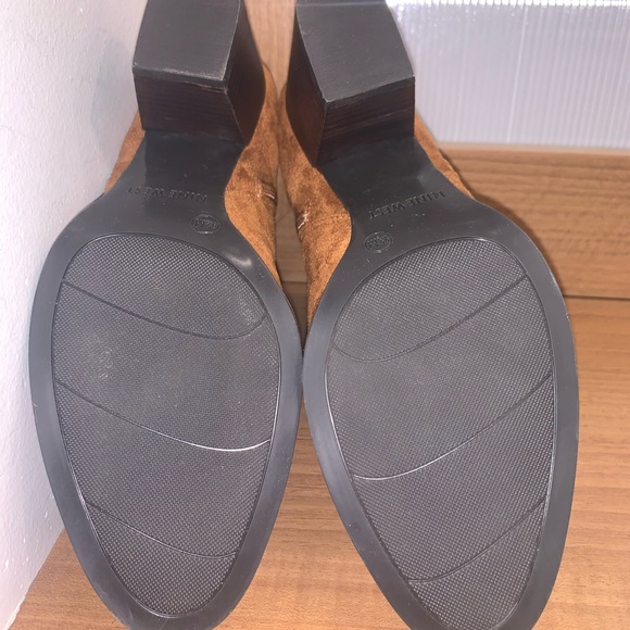 Nine West Neva Brown Fabric Boots 9.5 - Picture 13 of 13